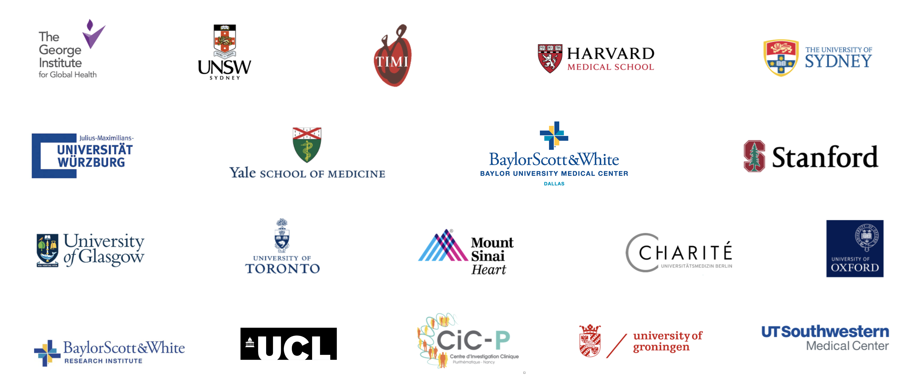 smart-c academic affiliations logos